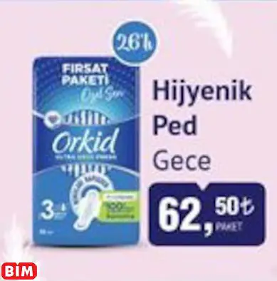 ORKİD HİJYENİK PED